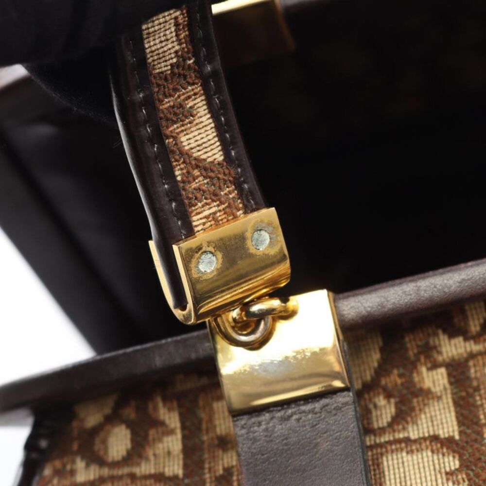 Dior Trotter Canvas Leather Handbag - Picture 6 of 9